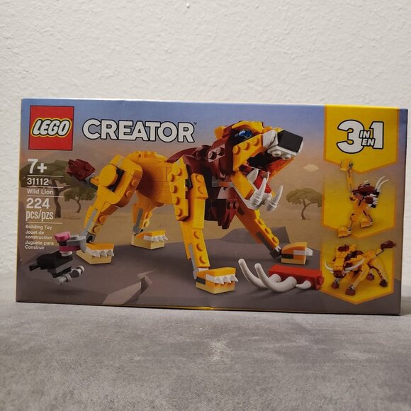 NEW LEGO Creator 3 in 1 Lion King Ostrich Warthog Easter Basket Gift Brand new S - Picture 9 of 10